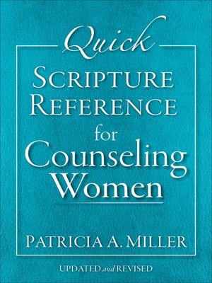 cover image of Quick Scripture Reference for Counseling Women